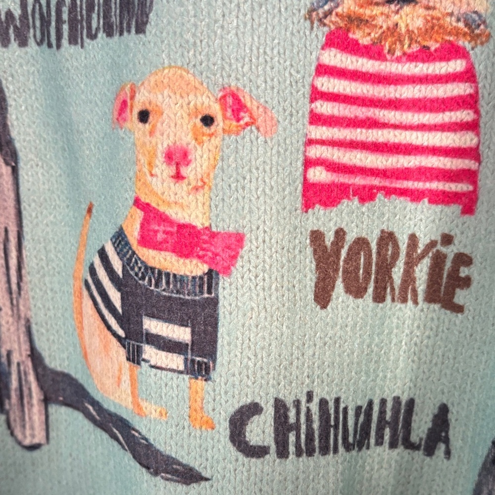 Dog Print Women's Top - Picture 5 of 13